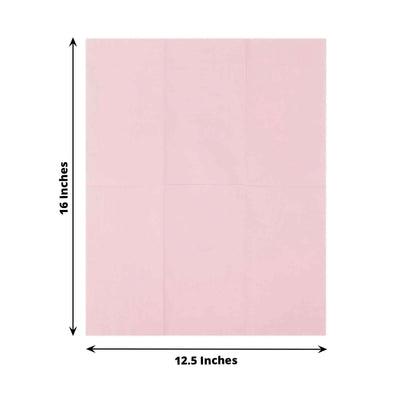 50-Pack Paper Napkins Pink - Soft Disposable 2-Ply Dinner Napkins for Weddings