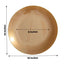 10-Pack Plastic 10" Round Dinner Plates in Gold with Gold Rim - Glossy Disposable Party Plates