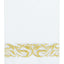 25 Pack Linen-Like Paper 8"x4" Napkins White with Metallic Gold Foil Scroll Design - Soft & Absorbent Airlaid Hand Towels for Exquisite Weddings & Events