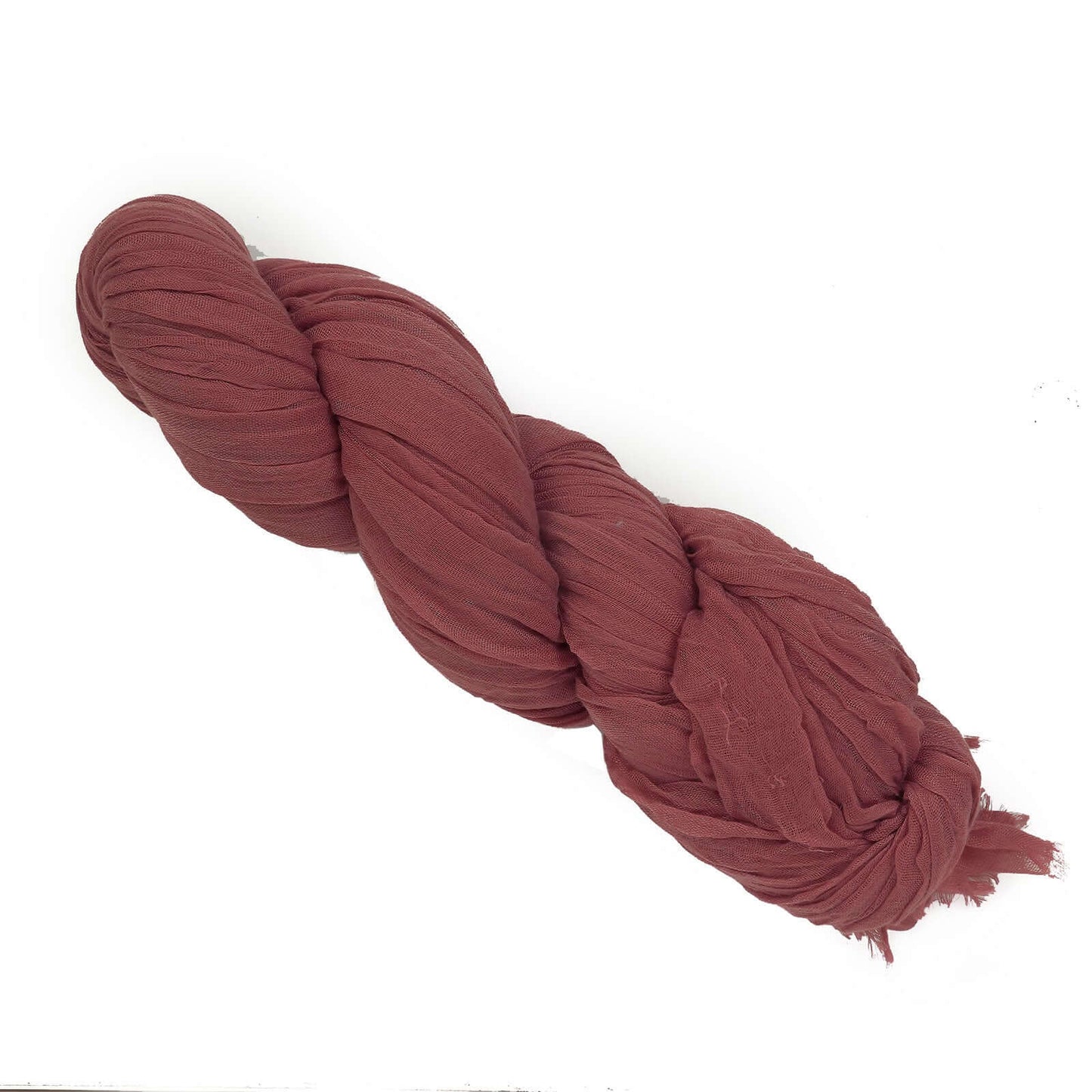 20ft Mauve Cinnamon Rose Gauze Cheesecloth Fabric Wedding Arch Drapery, Window Scarf Valance, Boho Decor Arbor Curtain Panel