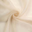 18ft Nude Sheer Organza Wedding Arch Drapery Fabric, Window Scarf Valance