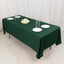 Scuba Rectangular 60"x102" Tablecloth Hunter Emerald Green - Wrinkle Free & Stain Resistant Table Cover