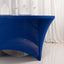 Stretch Spandex 5ft Round Tablecloth Royal Blue - Durable Form-Fitting Table Cover