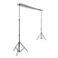 8ftX10ft Metal Triple Crossbar Adjustable Photography Backdrop Stand