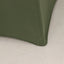 Spandex 30" Round Cocktail Table Cover Dusty Sage Green - Easy to Maintain Stretch Fitted Highboy Tablecloth