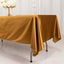 Scuba Rectangular 60"x102" Tablecloth Shimmering Gold - Wrinkle Free, Stain Resistant & Seamless Table Cover for Weddings and Parties