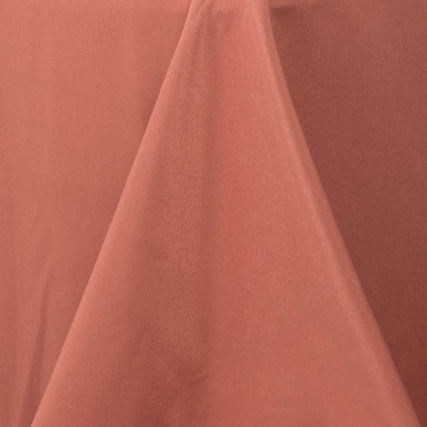 Premium Polyester 90"x156" Rectangle Tablecloth Terracotta (Rust) - Seamless 220GSM Stain-Resistant Table Cover