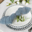 5 Pack Gauze Cheesecloth 24"x19" Napkins Dusty Blue Reusable Dinner Napkins