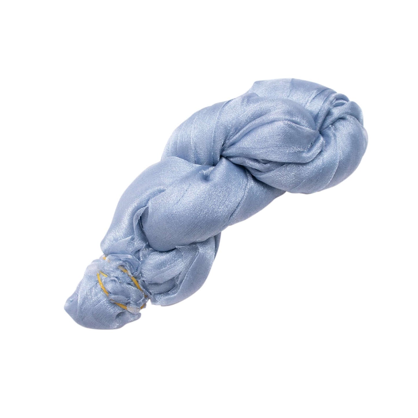 5 Pack Crinkled Organza 21"x21" Napkins Dusty Blue - Rustic Style Dinner & Party Napkins