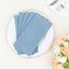 20 Pack Linen-Like Paper 8.5"x4" Napkins Dusty Blue - Highly Absorbent & Disposable Airlaid Guest Towels