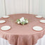 Taffeta 72"x72" Table Overlay Square Tablecloth Dusty Rose - Accordion Crinkle Table Cover