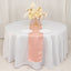 Lamour Satin 12"x108" Table Runner Dusty Rose - Smooth & Lustrous Finish