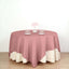 Polyester 90"x90" Table Overlay Square Tablecloth Dusty Rose - Wrinkle-Resistant & Durable Table Cover