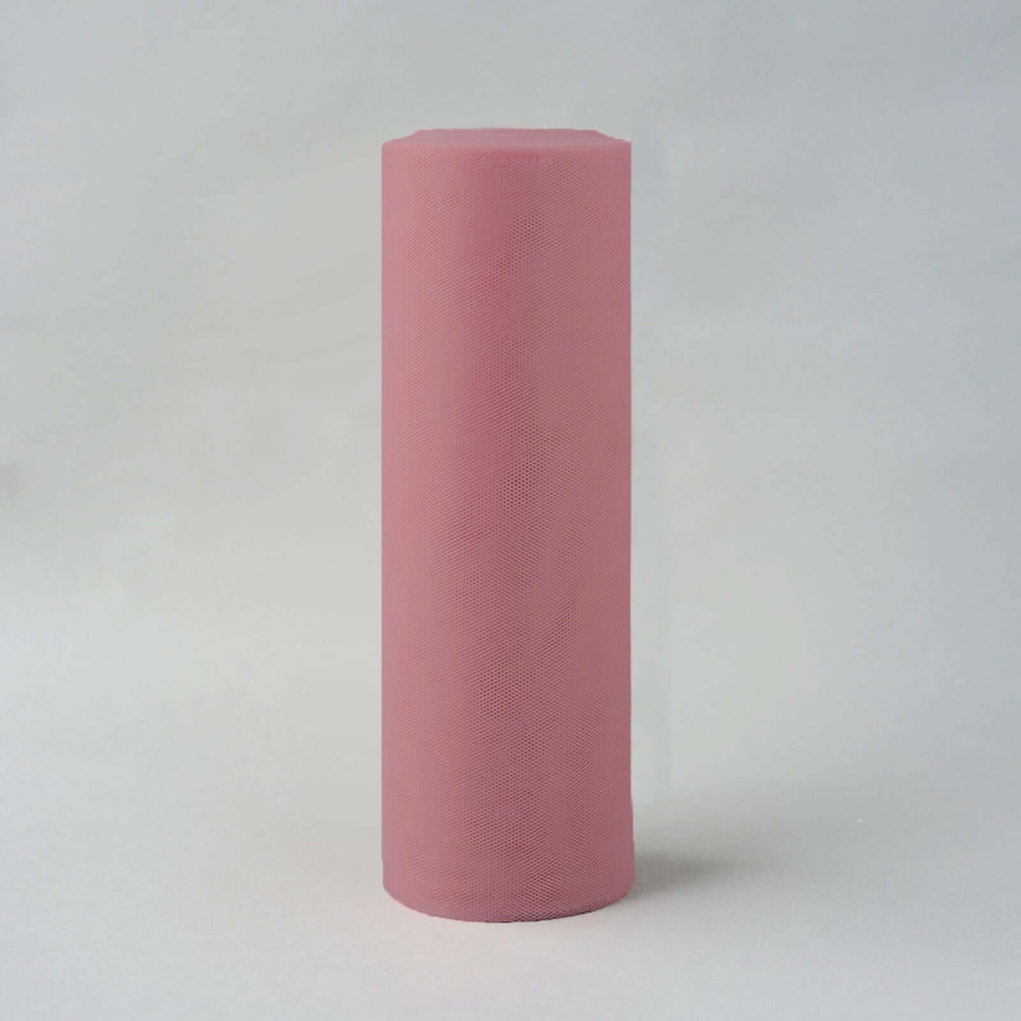 12"x100 Yards Dusty Rose Tulle Fabric Bolt, Sheer Fabric Spool Roll For Crafts