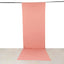 Dusty Rose 4-Way Stretch Spandex Event Curtain Drapes, Wrinkle Free Backdrop Event Panel with Rod Pockets - 5ftx16ft