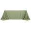 Scuba Rectangular 90"x132" Tablecloth Dusty Sage Green - Wrinkle Free, Stain Resistant & Seamless Table Cover