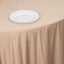 Scuba Round 120" Tablecloth Nude - Wrinkle Free & Stain Resistant Seamless Table Cover