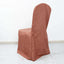 10 Pack Polyester Chair Cover for Banquet Chairs Terracotta (Rust) - Stain-Resistant Reusable Slip-On Slipcover
