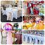 5 Pack Chiffon Satin Chair Sashes Gold - Easy to Install Lustrous Ruffled Curly Willow Wedding Chair Decorations