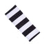 5 Pack Spandex Chair Sashes Black/White Vertical Stripes - Easy to Use & Wrinkle-Free Stretch Chair Bands for Stunning Tablescapes 5"x14"