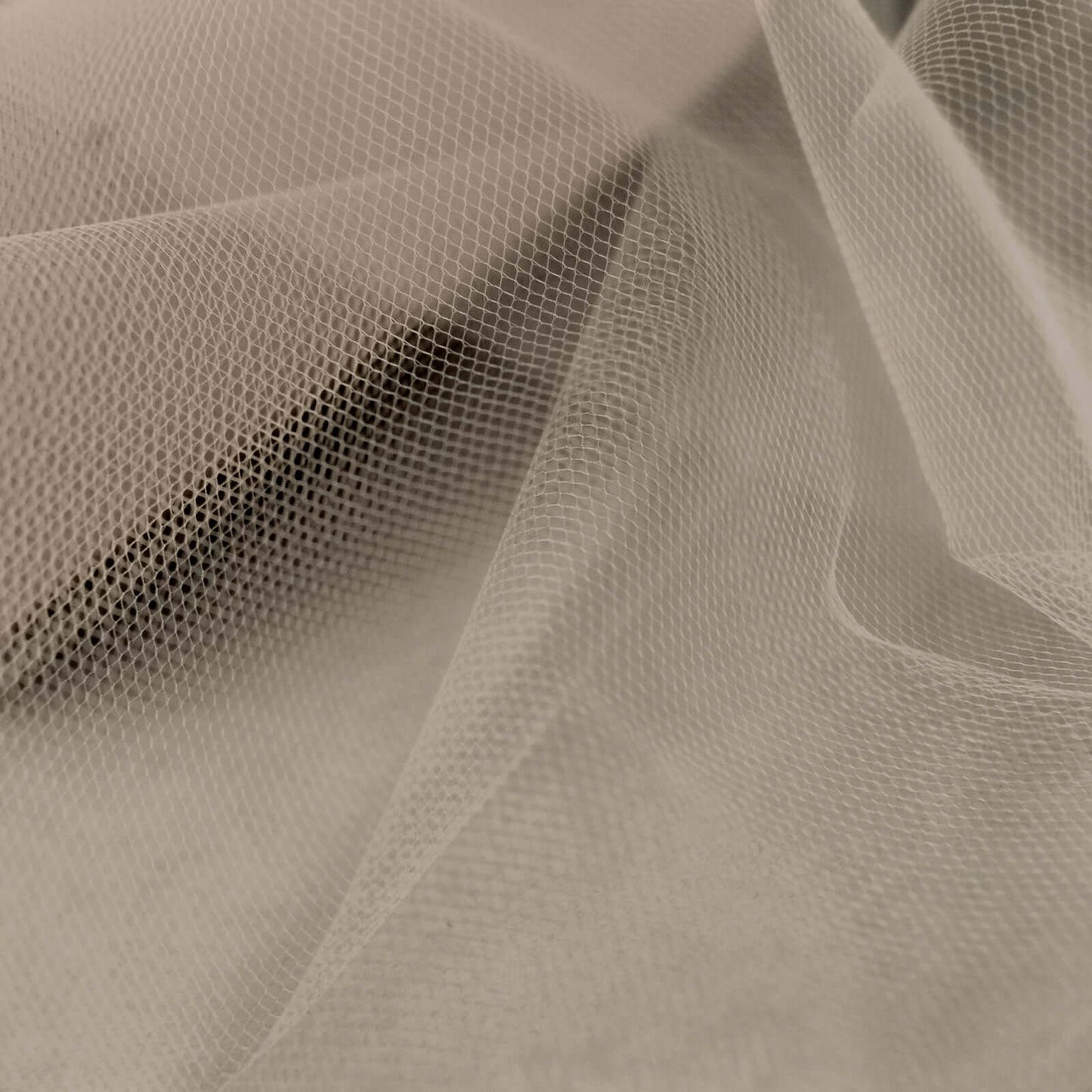 6"x100 Yards Taupe Tulle Fabric Bolt, Sheer Fabric Spool Roll For Crafts