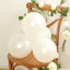 50 Pack White Biodegradable Balloons, 12" Thickened Extra Strong Eco-friendly Latex Helium Party Balloons