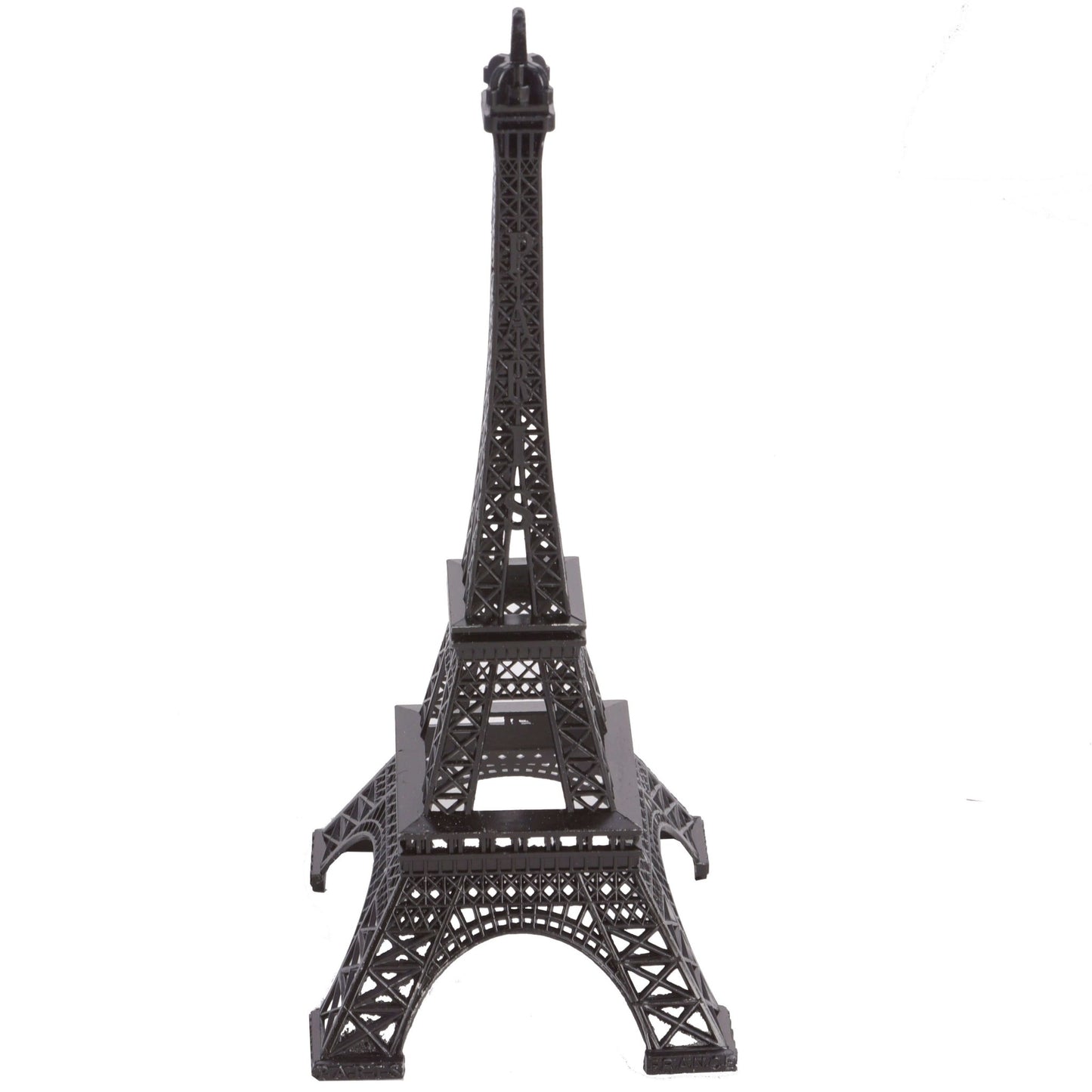Eiffel Tower Table Centerpiece Metal Black - Stylish Decorative Cake Topper for Parties & Gatherings 10" - Linen Luxes