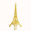 Eiffel Tower Table Centerpiece Metal Gold - Stylish Decorative Cake Topper for Parties & Gatherings 10" - Linen Luxes