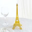 Eiffel Tower Table Centerpiece Metal Gold - Stylish Decorative Cake Topper for Parties & Gatherings 10" - Linen Luxes