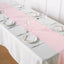 Taffeta 12"x108" Table Runner Blush - Accordion Crinkle Design