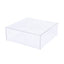 Acrylic Cake Box Stand Pedestal Riser Transparent Clear - Display for Desserts and Events 14"x14"