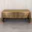 Sequin Dots Polyester 60"x126" Rectangle Tablecloth Shimmering Antique Gold - Wrinkle Free & Sparkling Table Cover