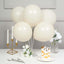 25 Pack 12" Matte Pastel Beige Helium Air Latex Party Balloons