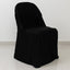 Scuba Stretch Folding Chair Cover Black - Wrinkle Free & Durable Slipcover