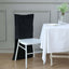 Velvet Chair Back Slipcover for Chiavari Chairs Black - Soft and Smooth Solid Chair Back Cover Cap for Weddings