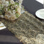 Mesh 12"x108" Table Runner Gold - Sequin Schiffli Lace Design for Stylish Celebrations