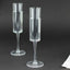 6-Pack Plastic Wine Mimosa Goblets Clear Cylindrical Shape - Reusable Champagne Flute Glasses 9.5" Tall 6oz