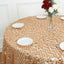 Sequin 72"x72" Table Overlay Square Tablecloth Matte Champagne - Big Payette Table Cover
