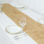 Taffeta Fabric 12"x108" Table Runner Champagne - 3D Leaf Petal Design
