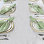 5 Pack Satin 20"x20" Napkins Sage Green - Luxurious Shine & Smooth Dinner Napkins