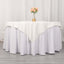 Scuba 70"x70" Table Overlay Square Tablecloth Ivory - Wrinkle Free & Stain Resistant Table Cover