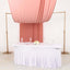 Dusty Rose 4-Way Stretch Spandex Event Curtain Drapes, Wrinkle Free Backdrop Event Panel with Rod Pockets - 5ftx18ft