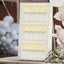 3-Tier Wooden Rectangle Champagne Wall Glass Holder in White for Rustic Events & Banquets