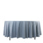 Scuba Round 108" Tablecloth Dusty Blue - Wrinkle Free & Stain Resistant Table Cover