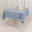 Lamour Satin 54"x54" Table Overlay Square Tablecloth Dusty Blue - Durable & Silk-Like Table Cover