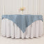Premium Polyester 54"x54" Table Overlay Square Tablecloth Dusty Blue - Stain and Wrinkle-Resistant 220GSM Table Topper