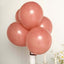25 Pack 12" Matte Pastel Dusty Rose Helium Air Latex Party Balloons