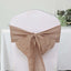 5 Pack Jute Faux Burlap 6"x108" Chair Sashes Dusty Rose - Boho Chic Linen Decor