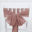 5 Pack Cheesecloth Gauze 16"x88" Chair Sashes Dusty Rose - Stylish Boho Decor for Weddings & Gatherings