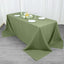Premium Polyester 90"x132" Rectangle Tablecloth Dusty Sage Green - Seamless 220GSM Stain-Resistant Table Cover